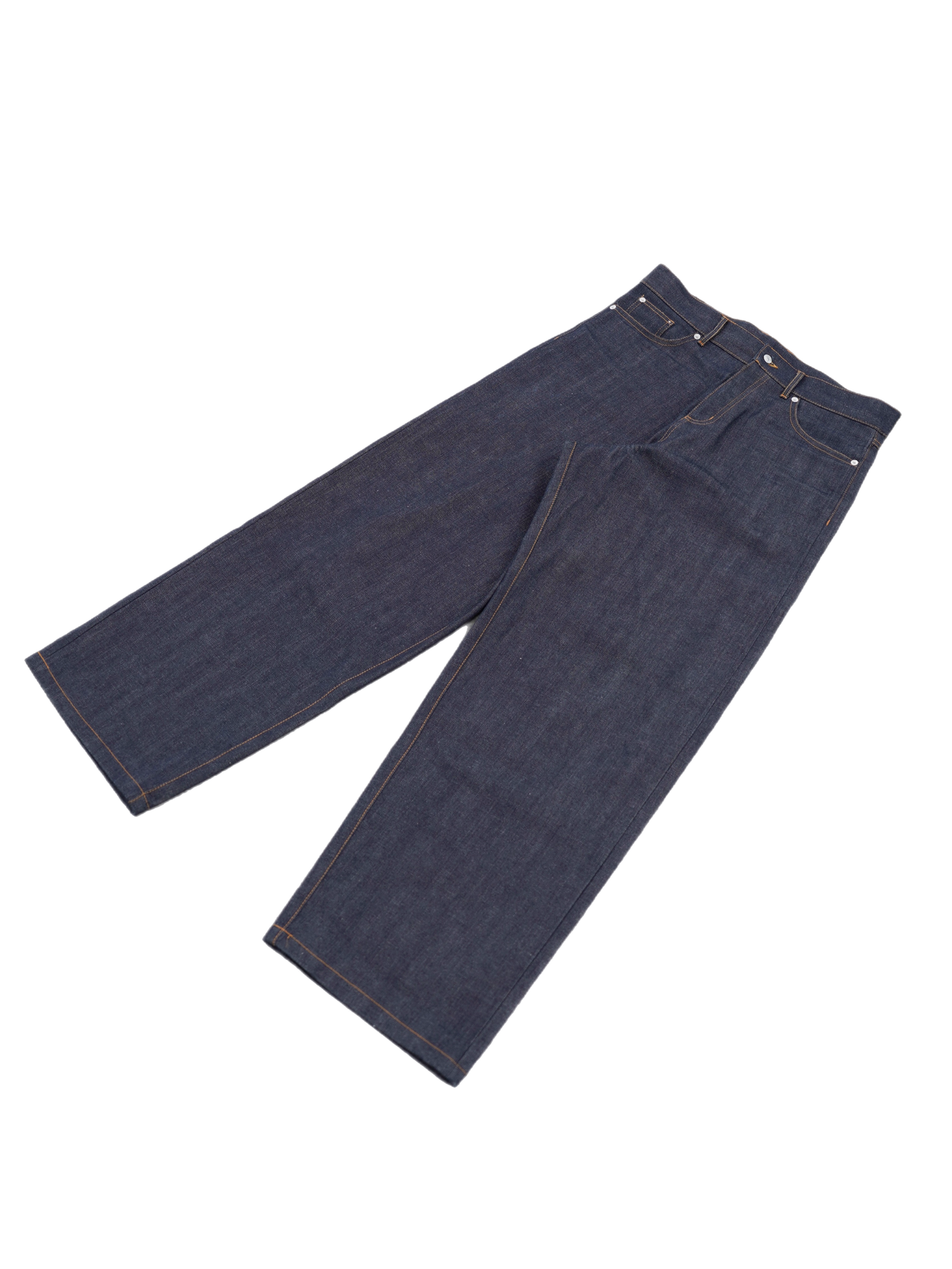 DARK INDIGO BAGGY JEANS