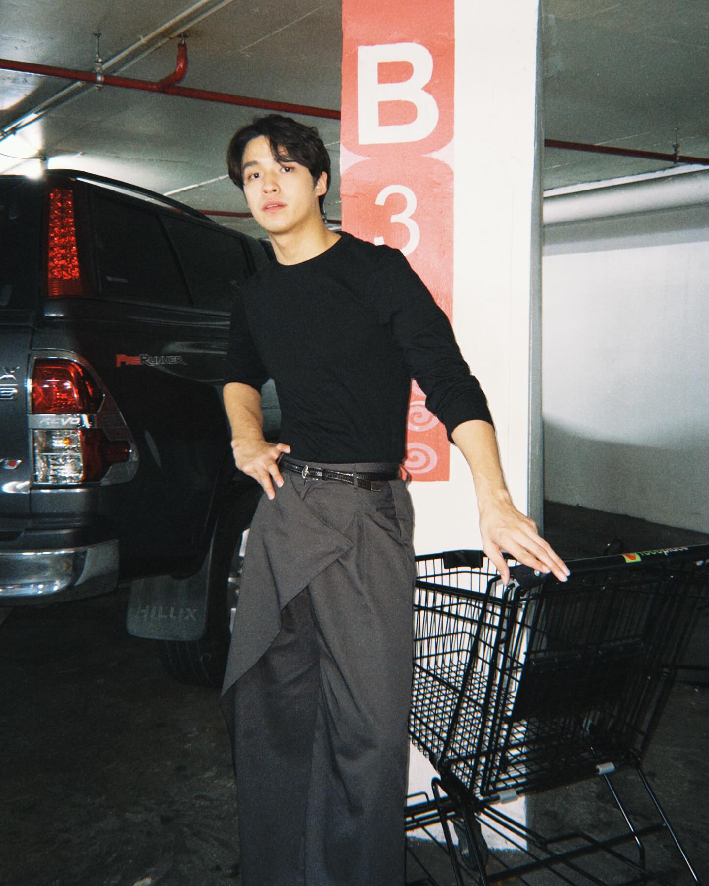 ASYMMETRICAL WRAP PANTS