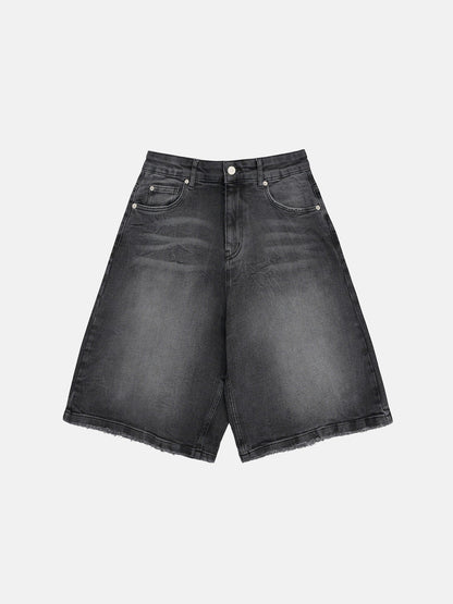 DENIM JORTS