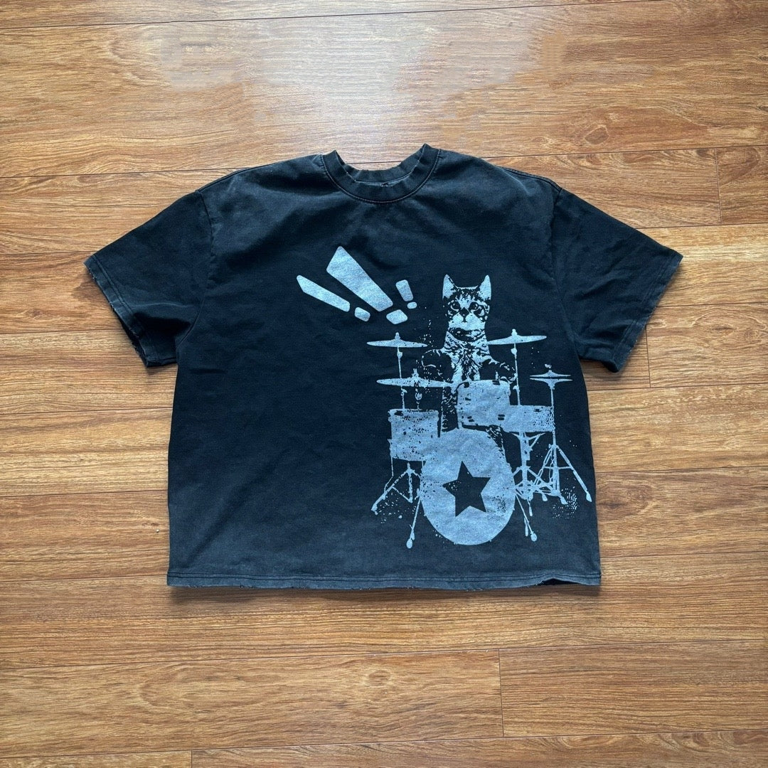 "PURRCUSSION" TEE