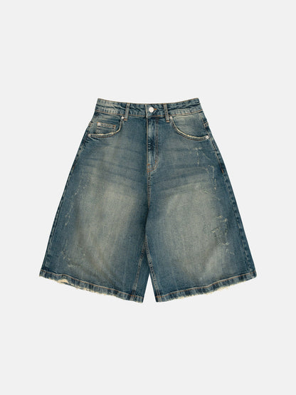DENIM JORTS