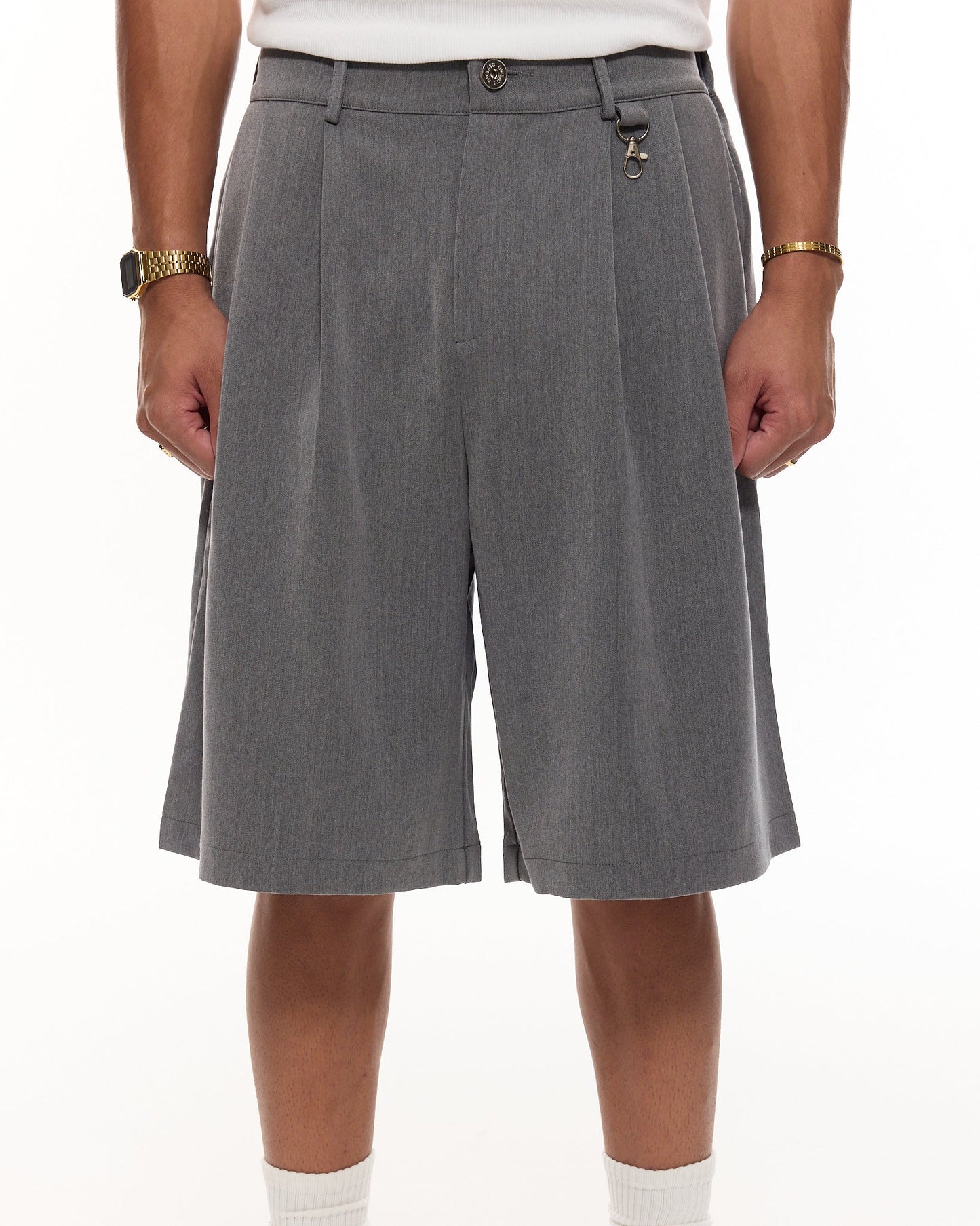 DUALSTASH PLEATED UTILITY SHORTS
