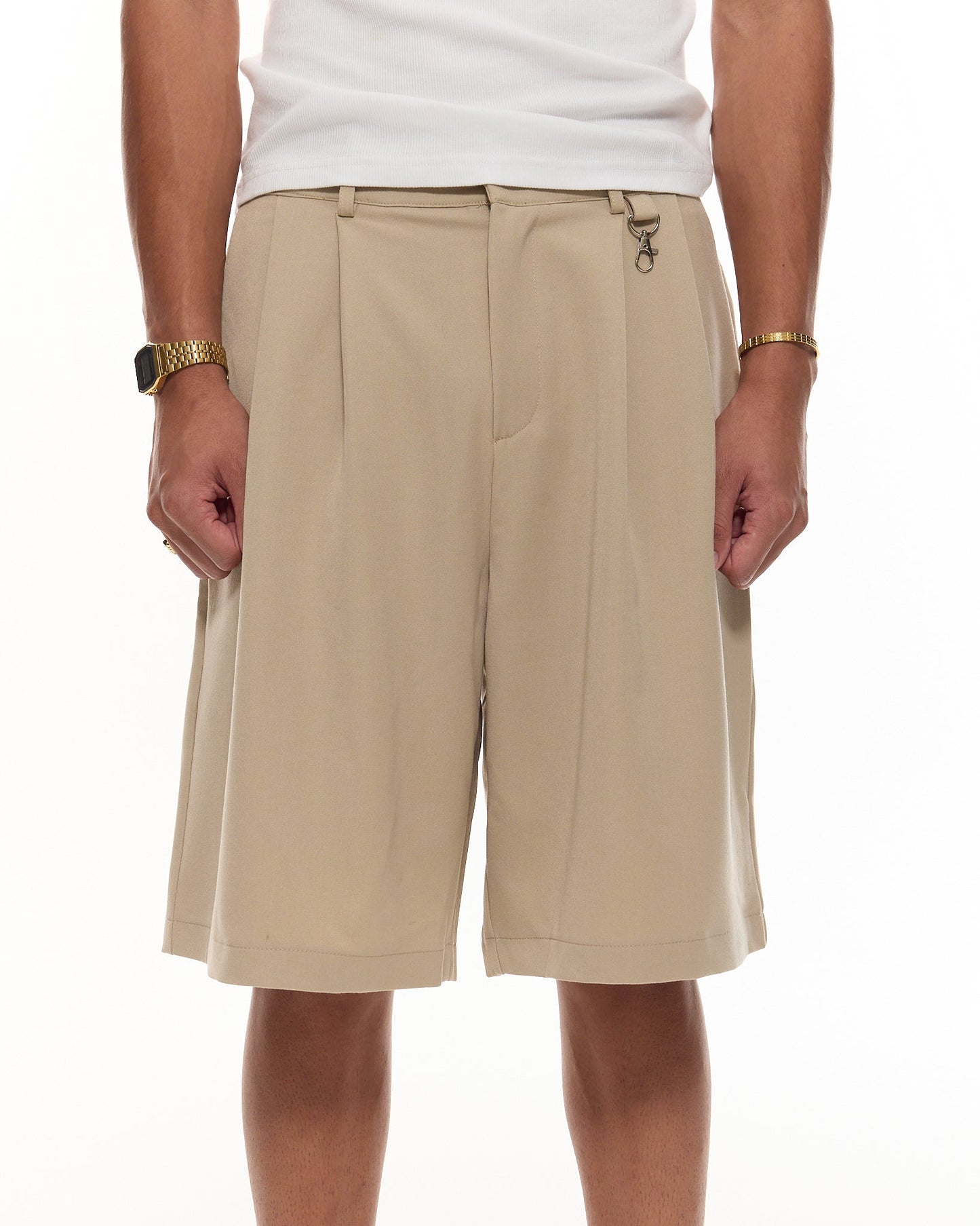 DUALSTASH PLEATED UTILITY SHORTS