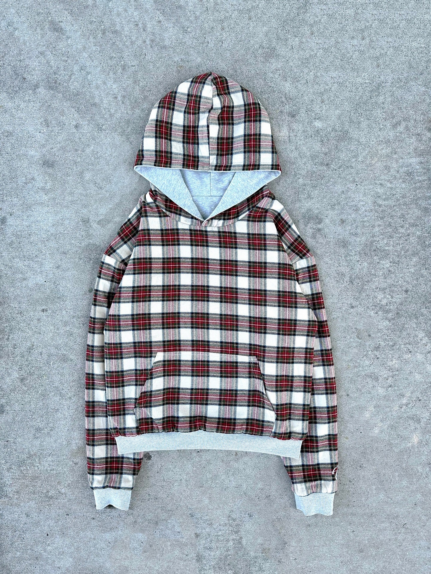REVERSIBLE PLAID HOODIE