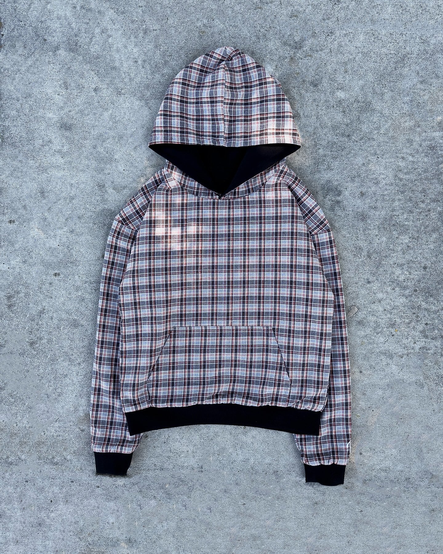 REVERSIBLE PLAID HOODIE