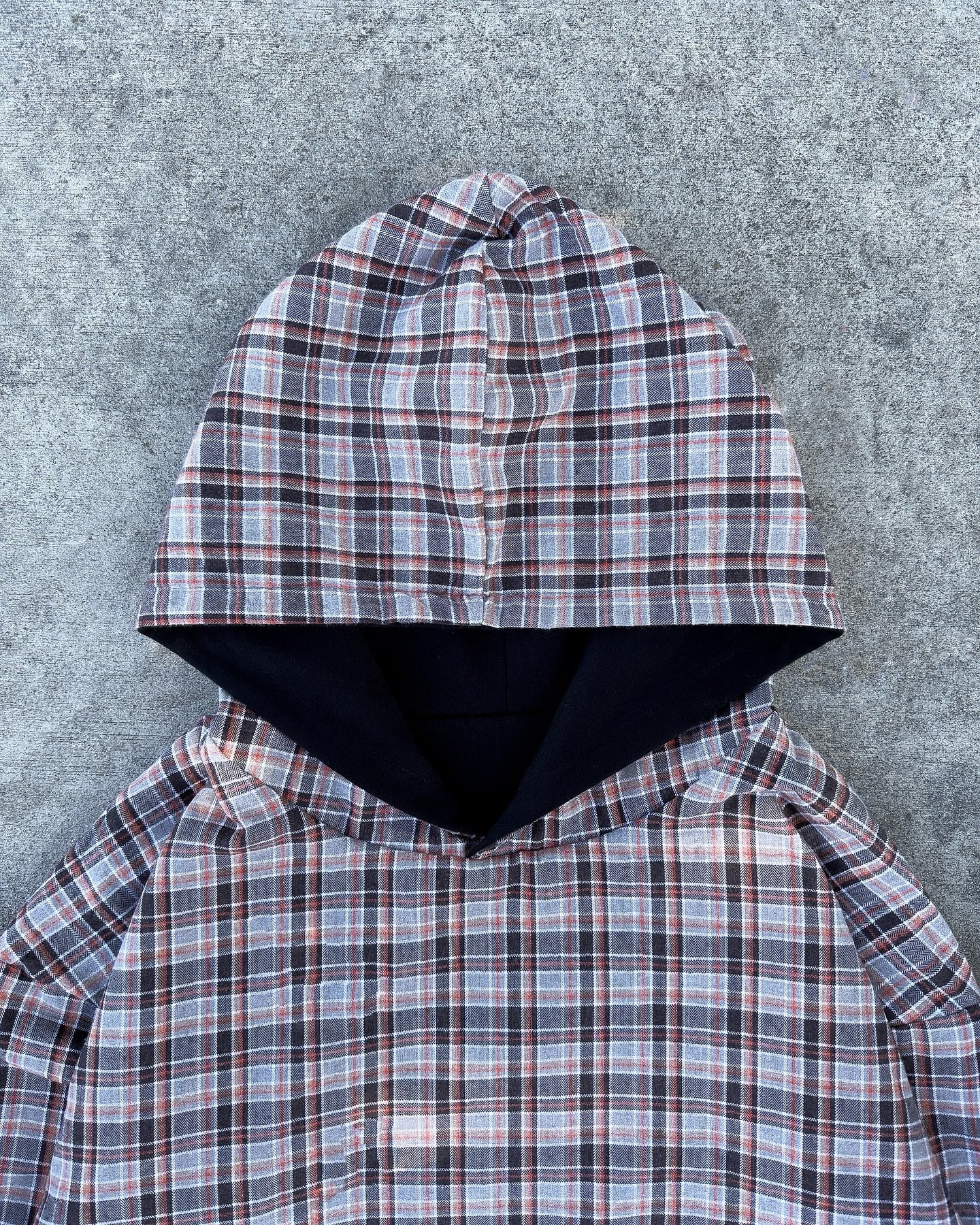 REVERSIBLE PLAID HOODIE