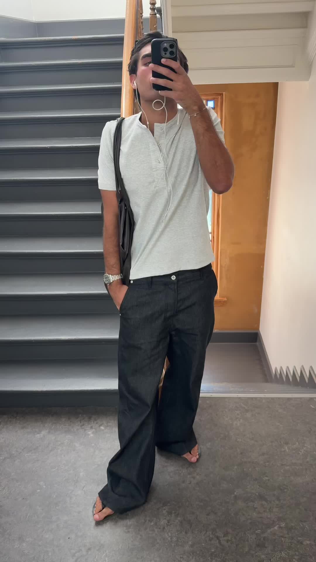 13OZ WIDE LEG RAW DENIM