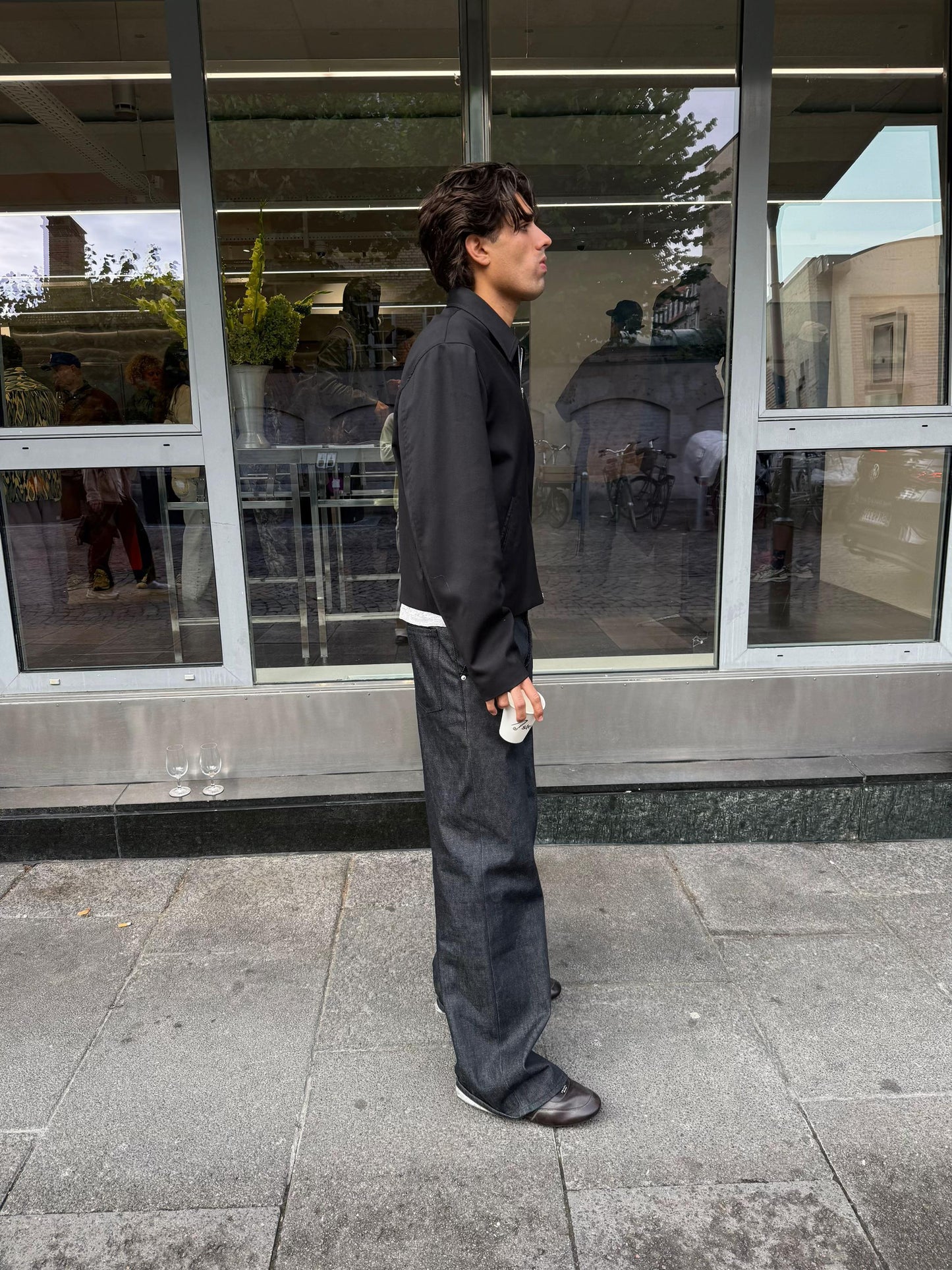 13OZ WIDE LEG RAW DENIM