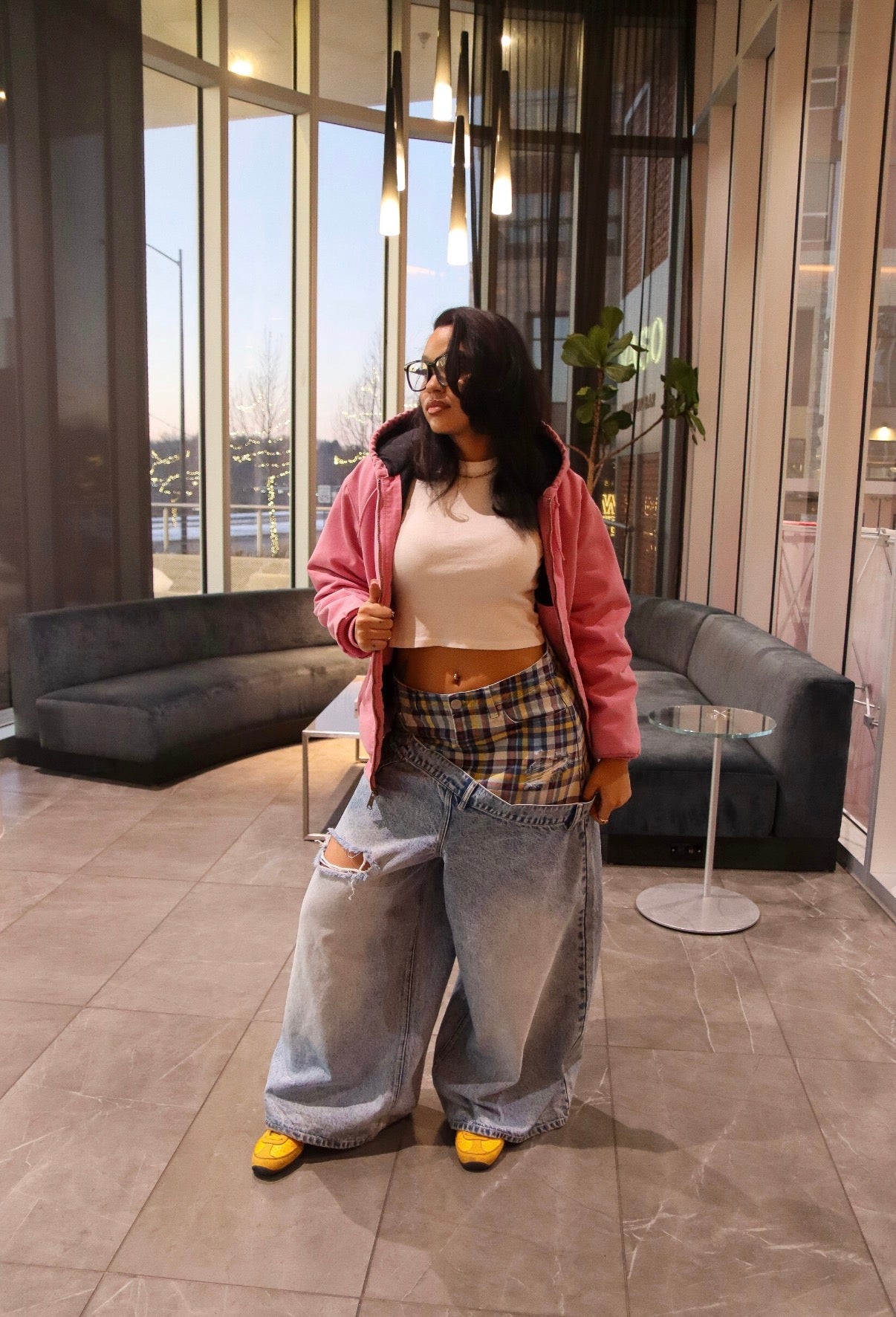 SLANTED RUNWAY DENIM