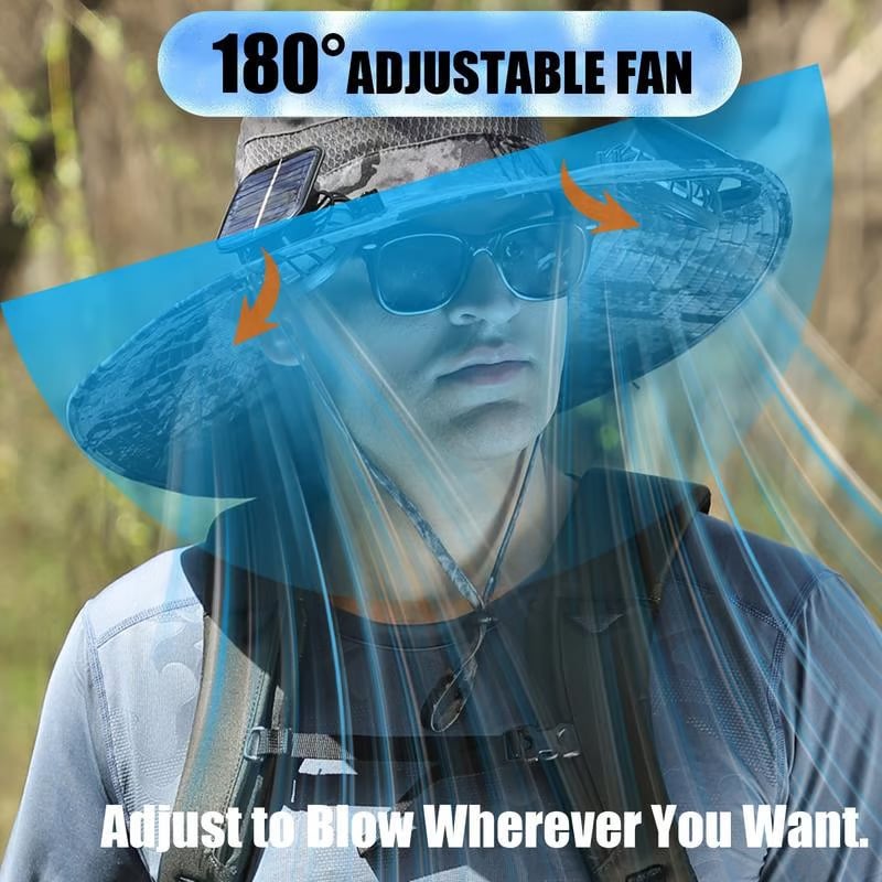 🔥Summer Hot Sale 49% OFF⚡2026 New Ultralight Solar Fan Sun Hat🎁