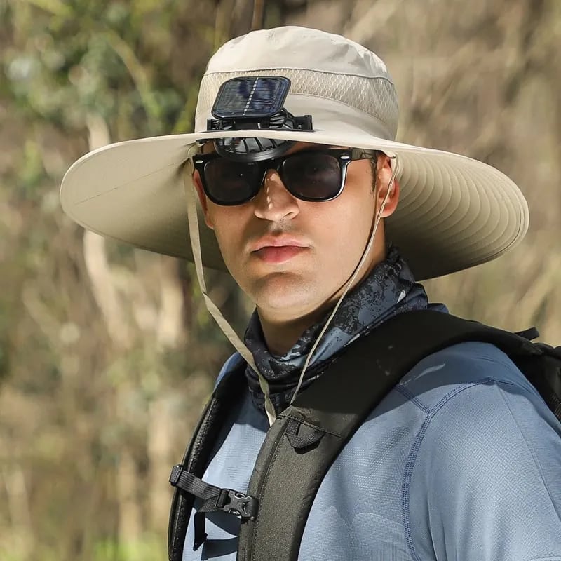 🔥Summer Hot Sale 49% OFF⚡2026 New Ultralight Solar Fan Sun Hat🎁