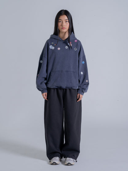 PIN HOODIE - VINTAGE NAVY
