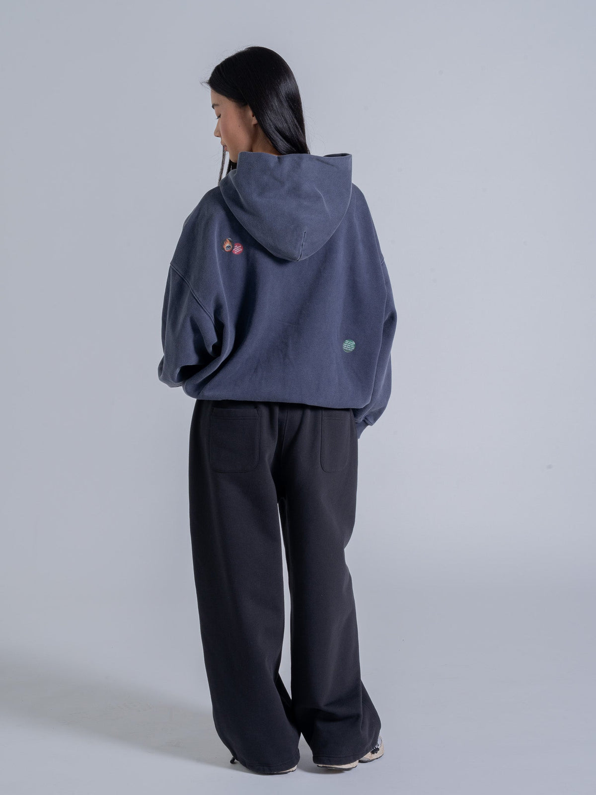 PIN HOODIE - VINTAGE NAVY