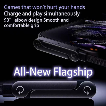 ⚡ Invisible Holder Charger Cable with Stand – Hidden Bracket Design, Fast Charging Support, Tangle-Free & Durable 📱