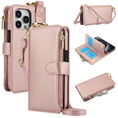 RFID Crossbody Leather Wallet Case for IPhone