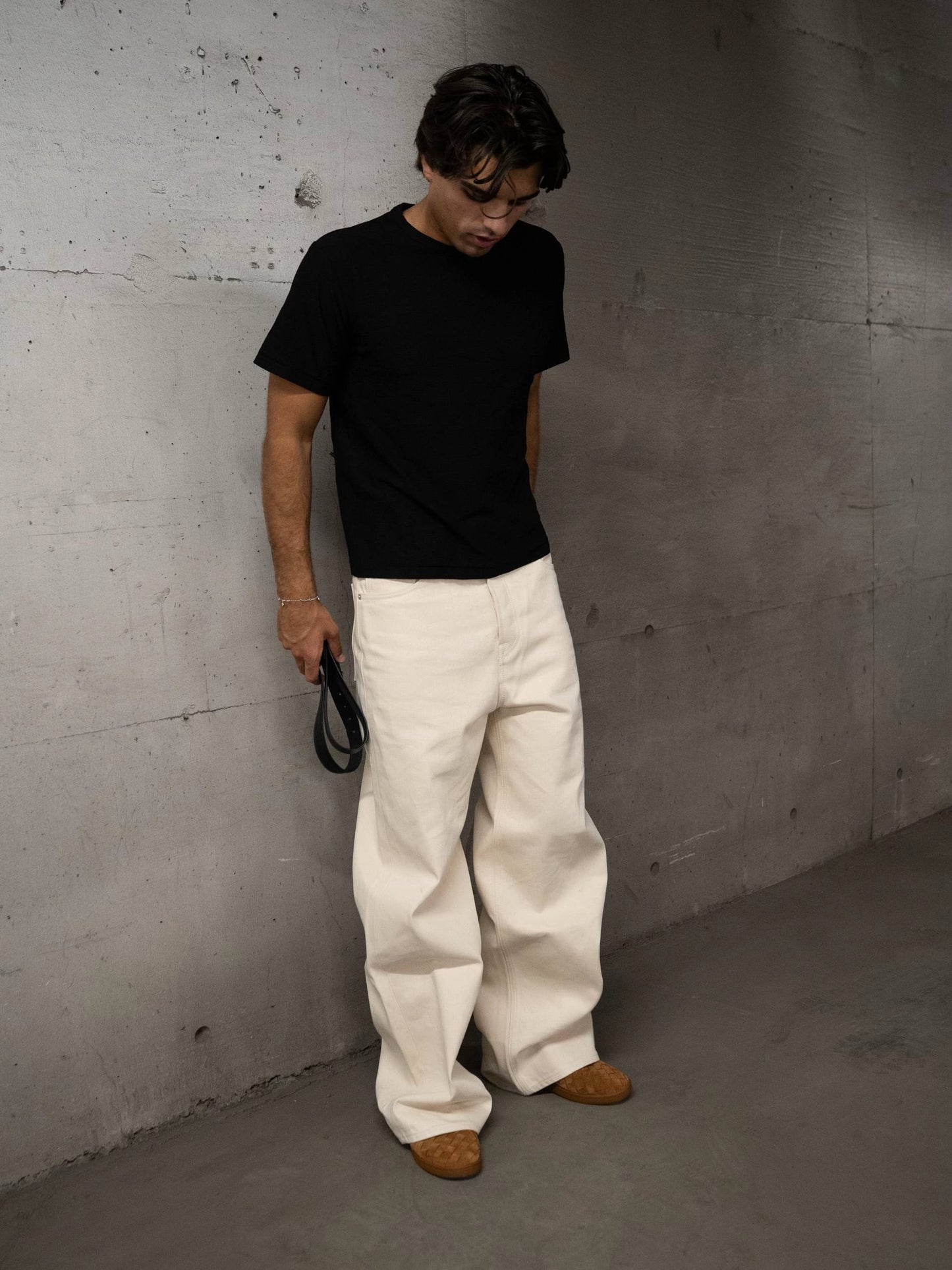 13OZ WIDE LEG RAW DENIM