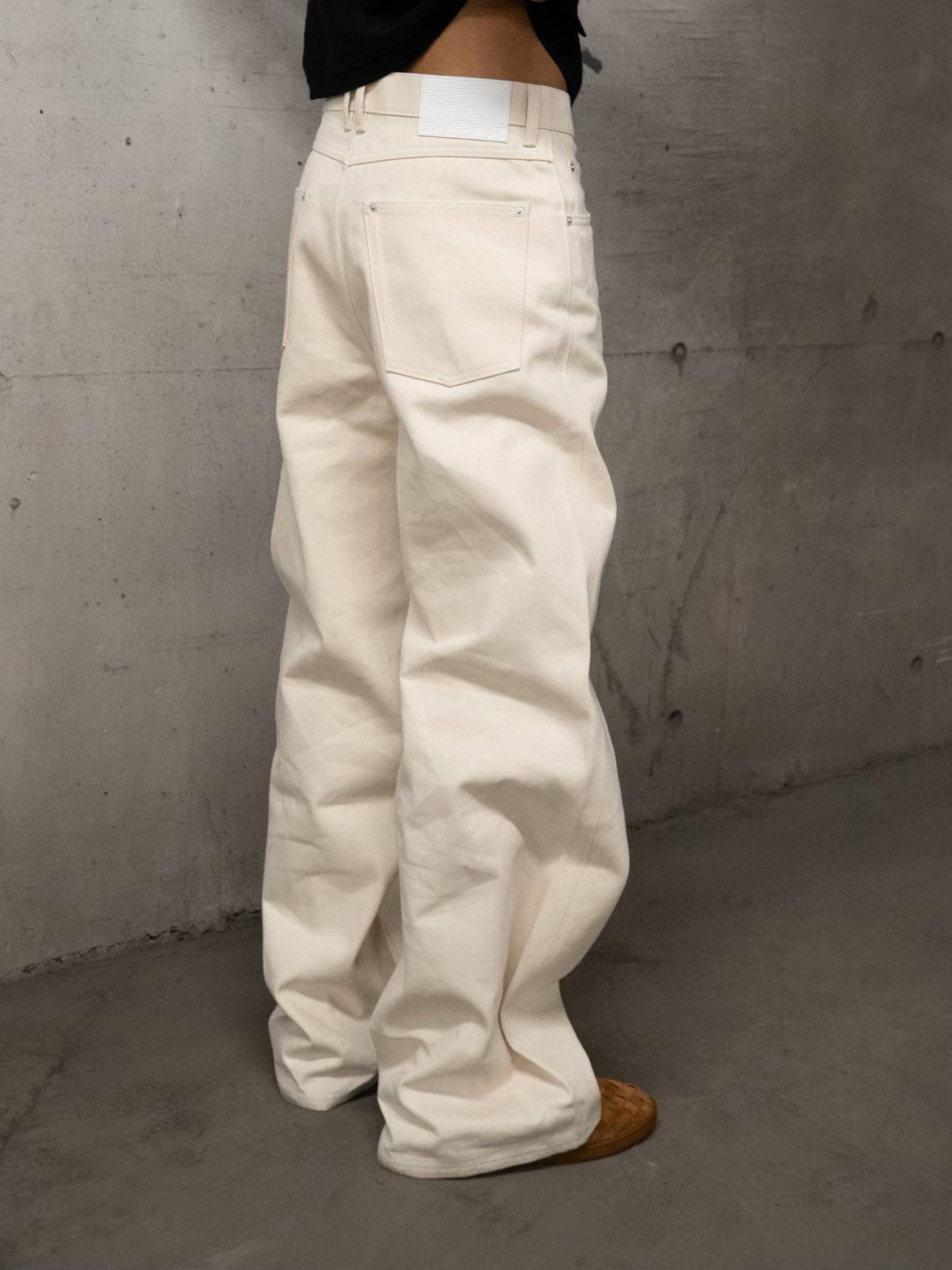 13OZ WIDE LEG RAW DENIM