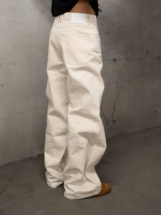 13OZ WIDE LEG RAW DENIM