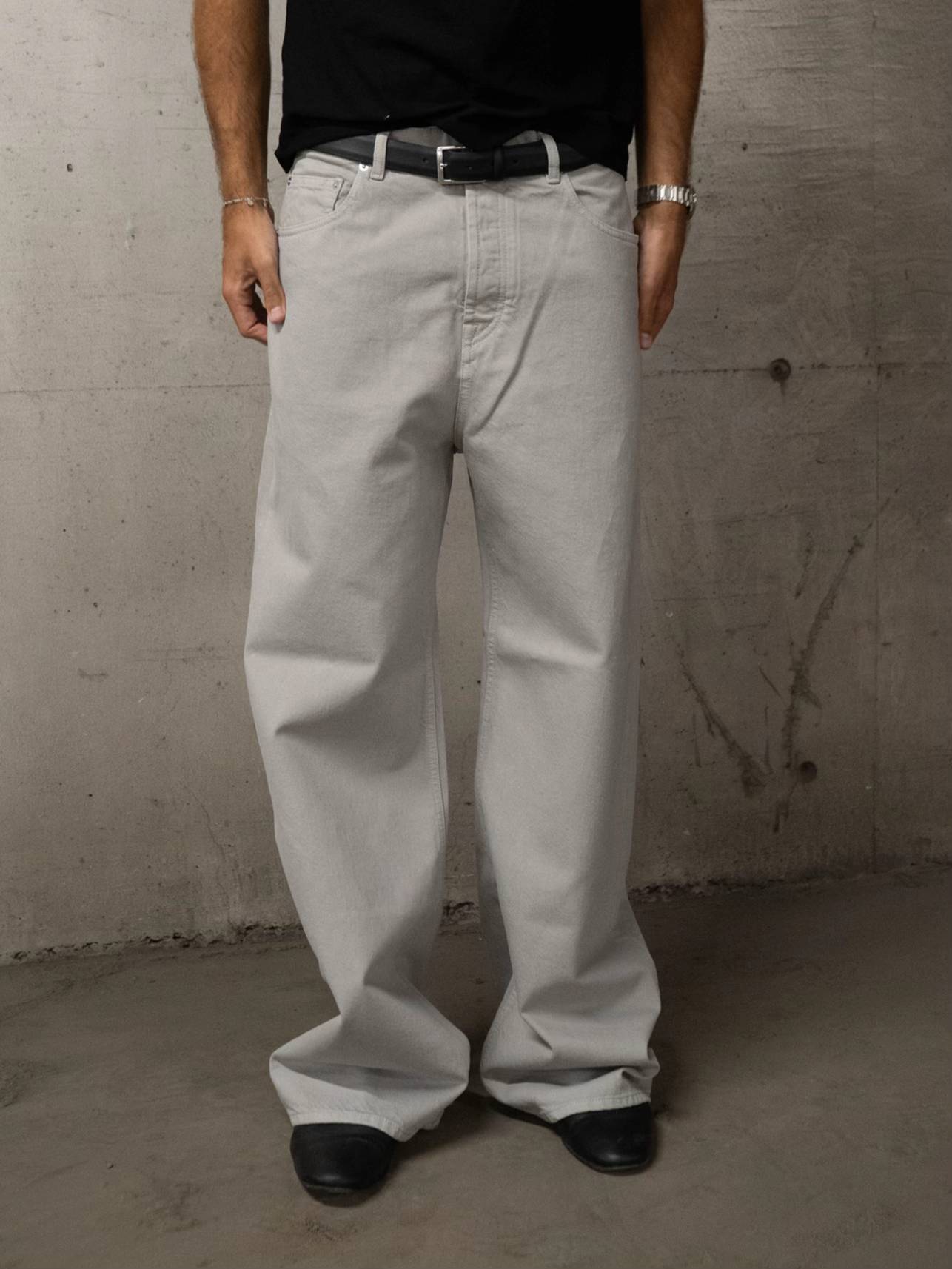 13OZ WIDE LEG RAW DENIM