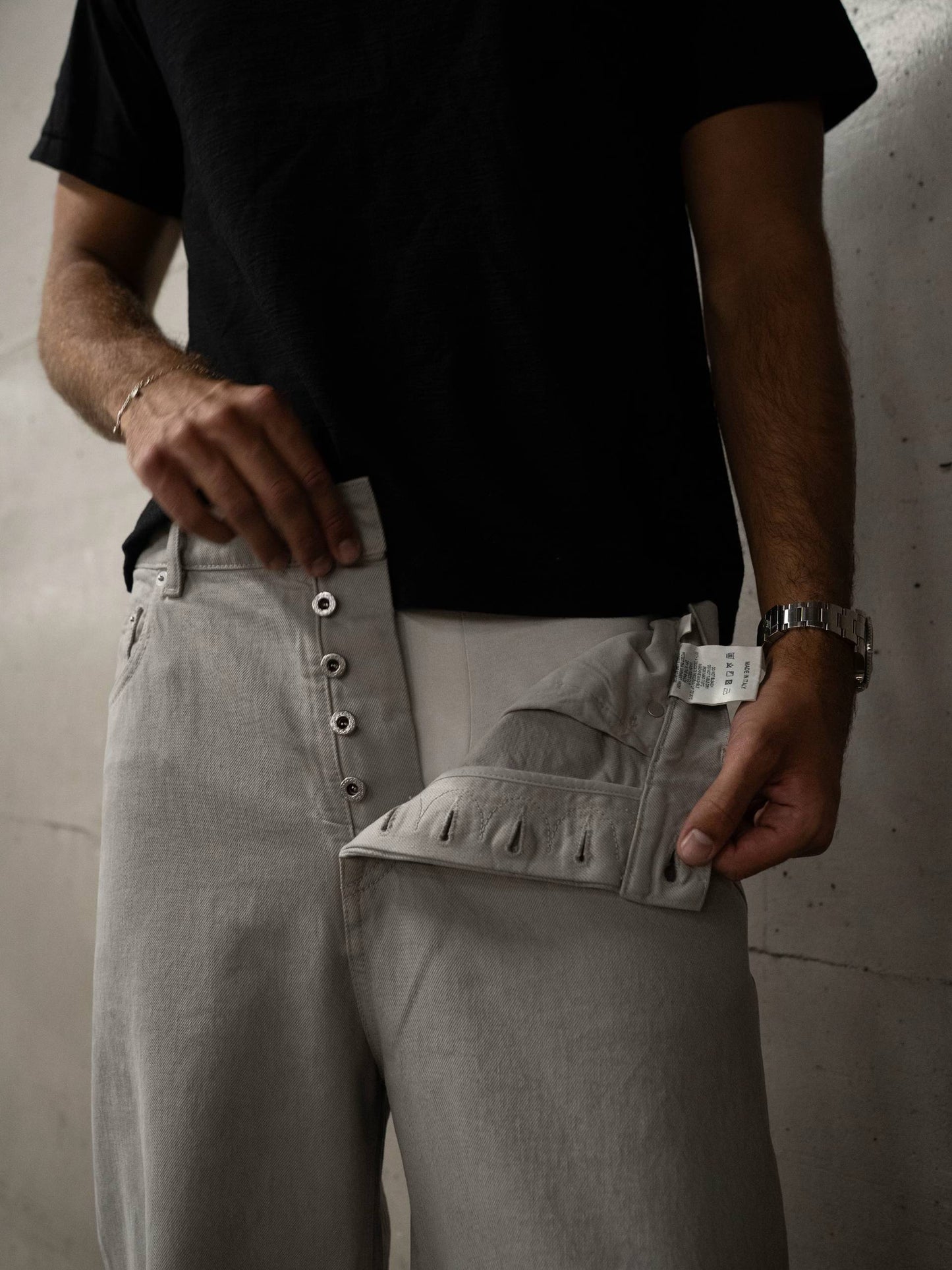 13OZ WIDE LEG RAW DENIM