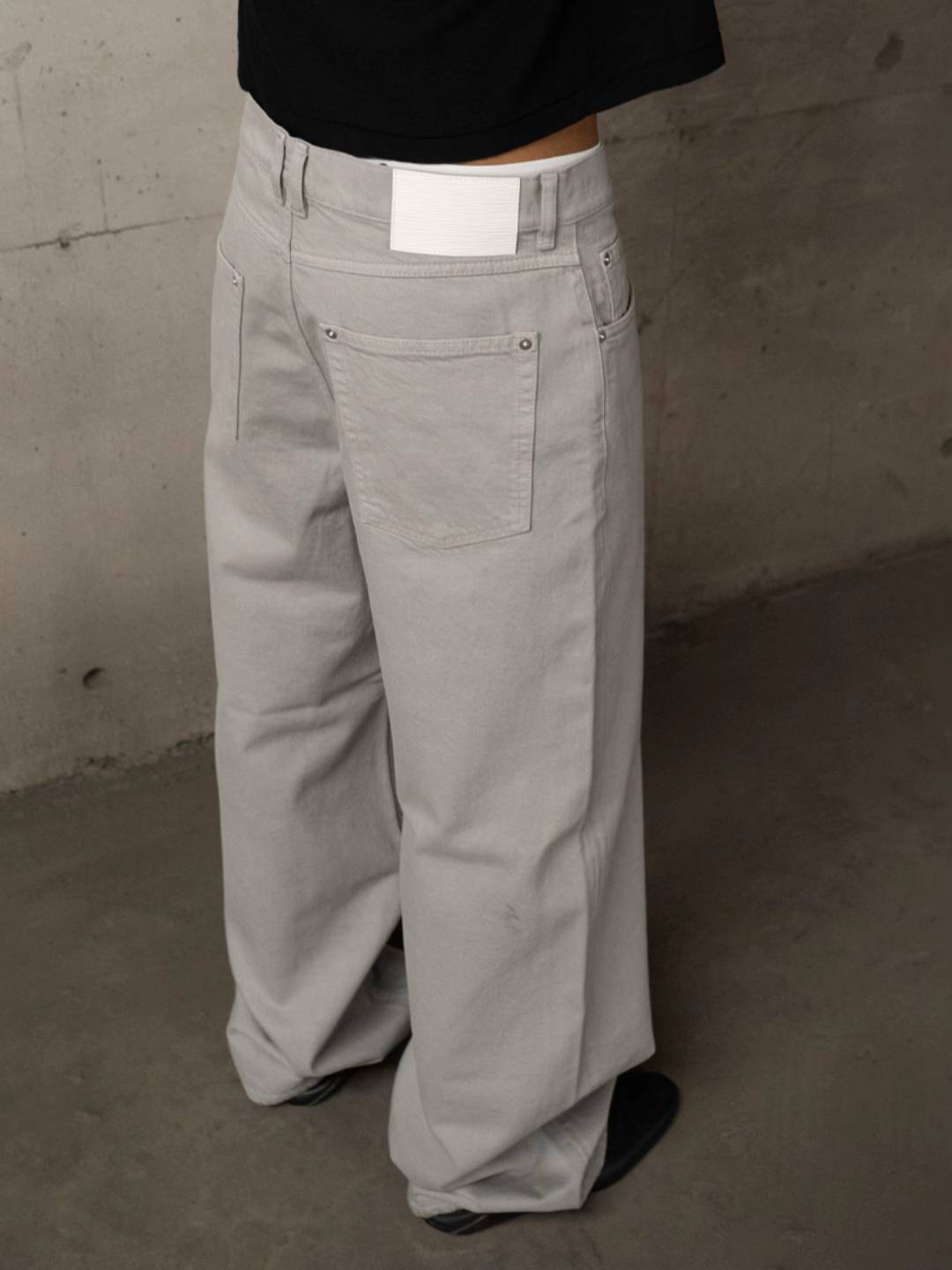 13OZ WIDE LEG RAW DENIM