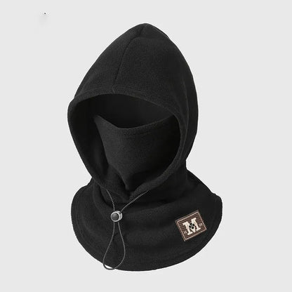 One-piece warm mask hat, Outdoor cycling windproof warm hat with neck mask