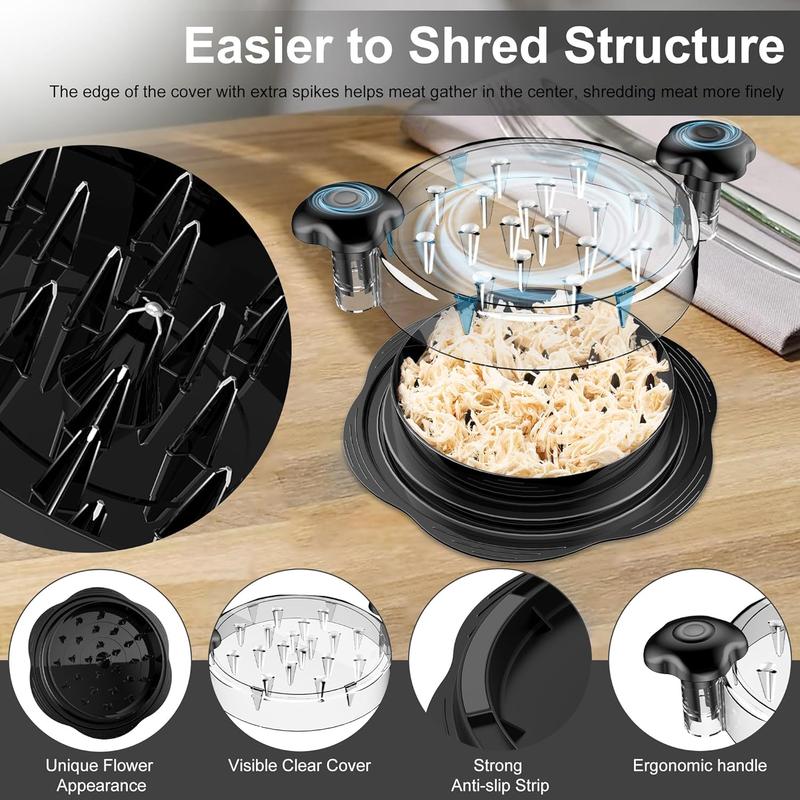 🔥Last Day 48% OFF-🍗Chicken Breast Shredder Tool – Shred Chicken in SECONDS!👨‍🍳(Give away NFC shielding card case)
