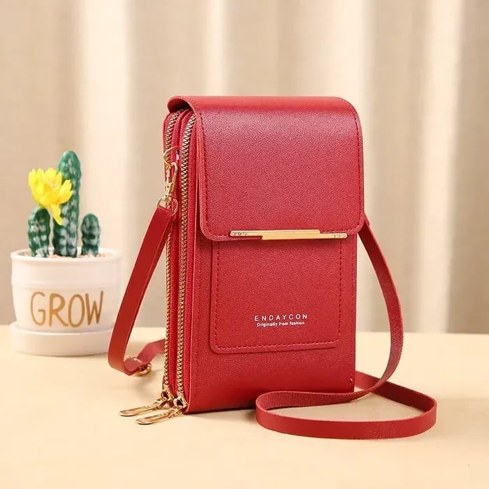 ⏳Only $19.99 Last Day Promotion - ✨RFID Anti-Theft Phone Crossbody – Touchscreen & Multi-Compartment Design📱