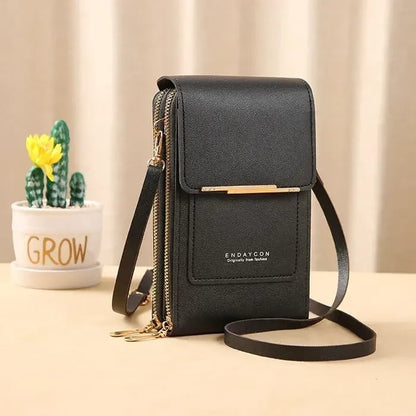 ⏳Only $19.99 Last Day Promotion - ✨RFID Anti-Theft Phone Crossbody – Touchscreen & Multi-Compartment Design📱