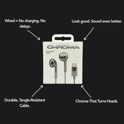 🔥50%OFF New Year Sale🔥 Chroma Wired Earphones