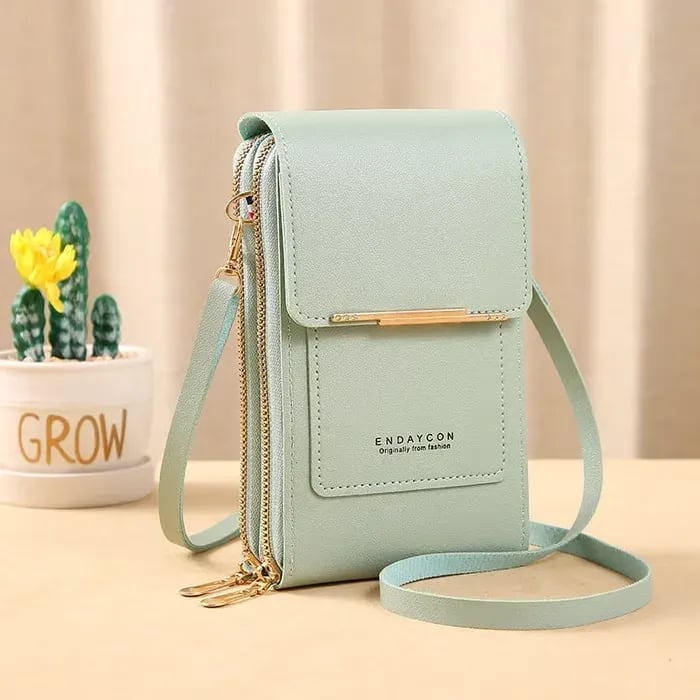 ⏳Only $19.99 Last Day Promotion - ✨RFID Anti-Theft Phone Crossbody – Touchscreen & Multi-Compartment Design📱