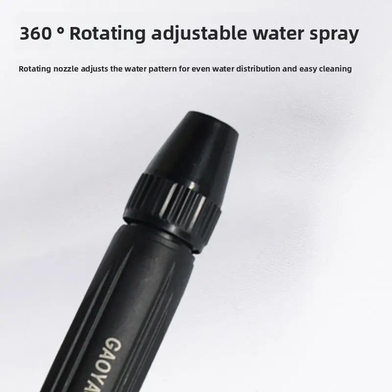 High-Pressure Hose Spray Gun with Brush Attachment