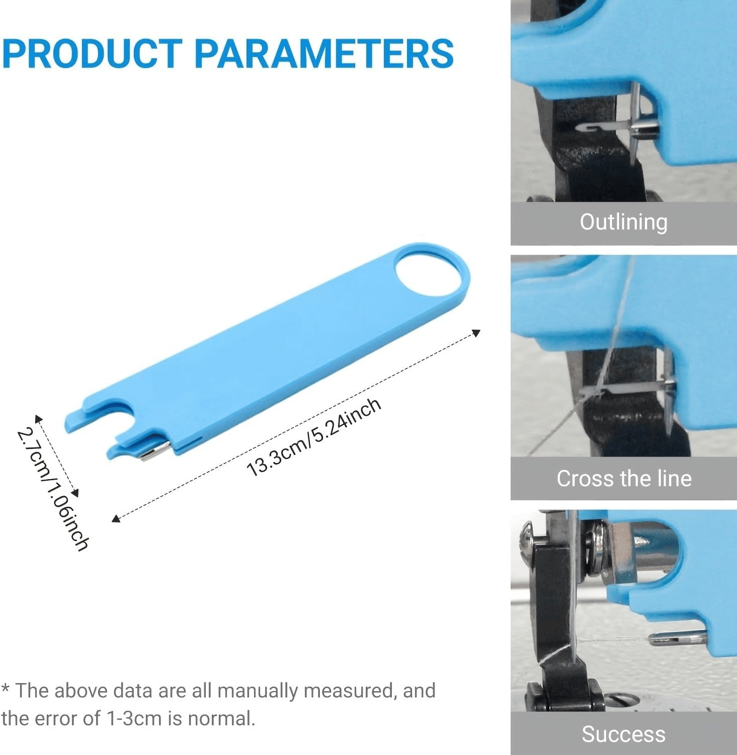 4 in 1 needle threader dimensions and sewing machine use