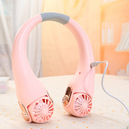 ❄️ Beat the Heat Hands-Free – 360° Neck Fan