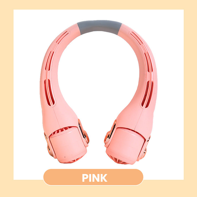 ❄️ Beat the Heat Hands-Free – 360° Neck Fan
