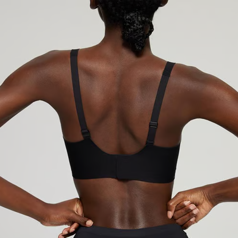 Thread Haven®Jelly Wireless Womens Comfortable Wireless Bras Push Up Bralettes Seamless Tshirts Bras Deep V Everyday Bras