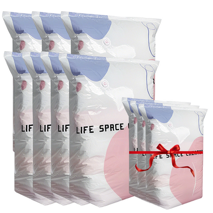 🧳Buy 1 Get 1 Free No‑Pump Vacuum Storage Bags – Press & seal, no pump needed. Saves 80% space, keeps clothes dry & dust‑free. Perfect for bulky bedding & off‑season gear. 🛏️🗄️