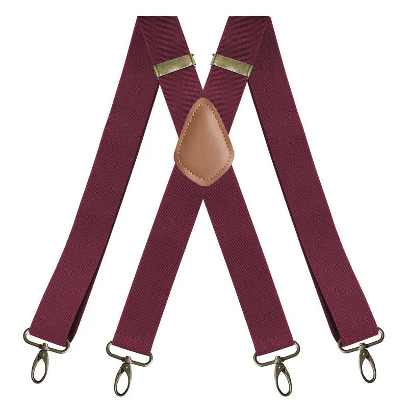 📢📢50% OFF !! ⏰Men's X-Back Suspenders with Hook Clips