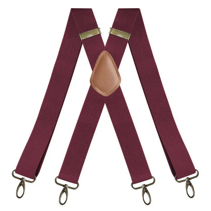📢📢50% OFF !! ⏰Men's X-Back Suspenders with Hook Clips