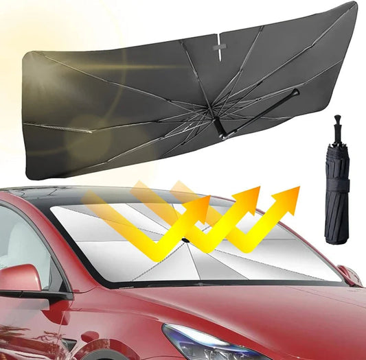 ⏳Limited Time -50 %💥Foldable Car Umbrella - Protection against Heat and UV Rays ☀️☂️ - Ideal for Keeping Your Car Cool!