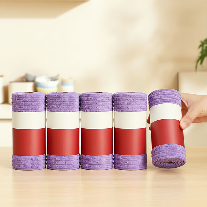 🏆LAST DAY SALE 50% OFF🔥Multipurpose Reusable Tear-Off Cleaning Cloth Roll